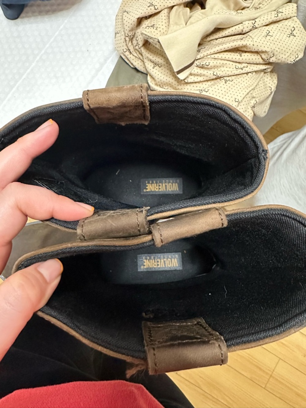 Men’s steel toe work boots - Picture 4 of 6
